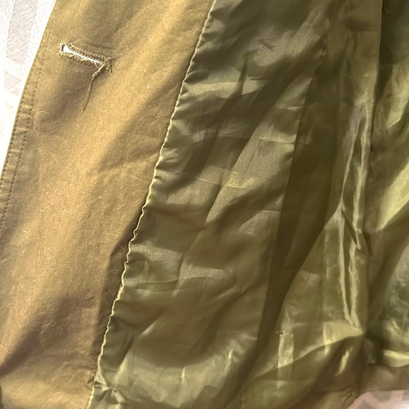 Bianca Nygarg - Military Green Button Up Light Jacket with Pockets Size 6 Women - Picture 7 of 8
